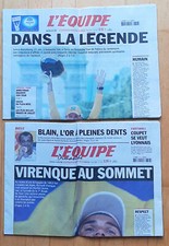 Tour de France 2003 - 2 Ausgaben L`Equipe - Gelbes Trikot Virenque / Armstrong