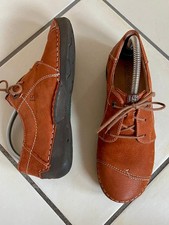 Josef Seibel , Schuhe, Halbschuhe,  Gr. 38, rostorange, neuwertig 