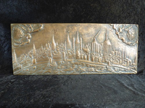 Wandbild aus bronze - wandbild,