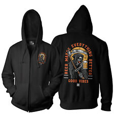 Herren Zipper Hoodie  Spruch -