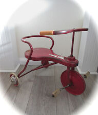 *Souplex Marque* altes Dreirad Blechdreirad rot ca. 1940 nicht restauriert