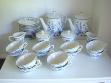 SELTMANN WEIDEN  Bayerisch Blau Doris Tee oder Kaffeeservice für 12 Personen