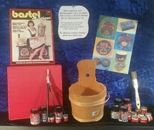 Rohling, "Bauernmalerei", Holztrog