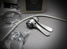 NOS Shimano 105 SC SL 1055 Shifting Lever / 2 x 7 Sp / Silver / SIS Shifter NIB