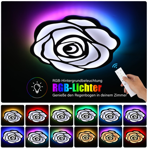 Led deckenleuchte rgb dimmbar - rgb,