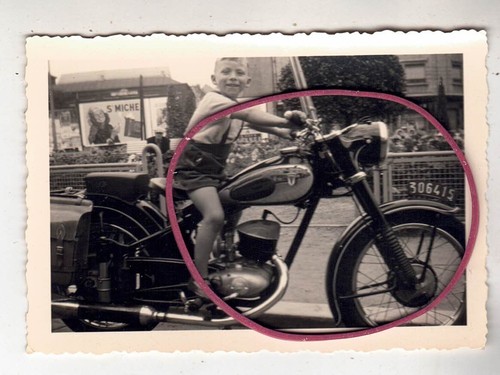 Photo foto altes - altes, motorrad