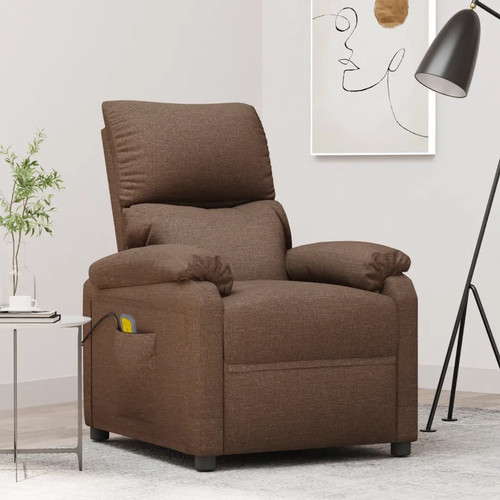 Massagesessel braun stoff mit - massagesessel,