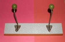 Garderobenbrett mit 2Haken DDR