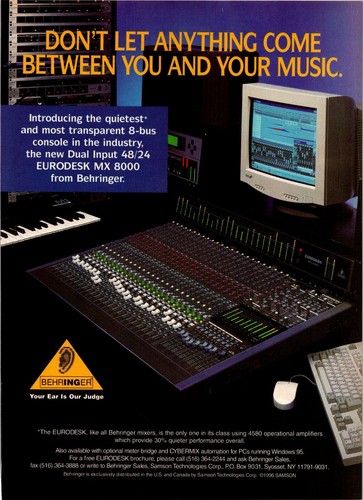Eurodesk 8000 behringer - 8000,