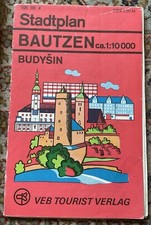 DDR Stadtplan City Map BAUTZEN