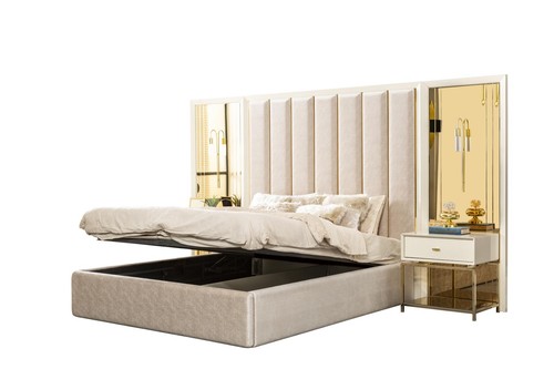 Beige schlafzimmer set - schlafzimmer,
