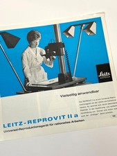 Leitz Reprovit II a Gebrauchsanleitung (Original)