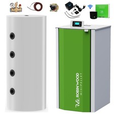 Komplettset Pelletheizung / Pelletkessel 15 kW - RW MiniPellet A++ Pellet Anlage