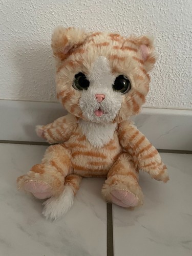 Stofftier rote katze - katze, mit