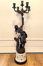 Große imposante Bronze Figur