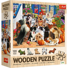 Trefl, Wood Craft, Hunde. 1000