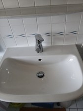 Waschbecken mit Armaturen, Reisser Golf Waschtisch 60 x 47,5 cm, Kludi Armaturen