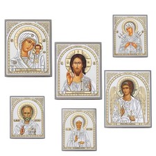 Orthodoxe Holz-Ikonen 15x18cm