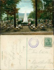 Ansichtskarte Lichtenwalde-Niederwiesa Restauration im Park 1911