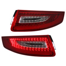 LED Rückleuchten Heckleuchten Set für Porsche 911/997 Bj. 2004-2008 Rot/Chrom