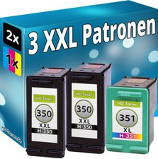 3x DRUCKER PATRONEN für HP