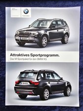 BMW X3 E83 M Sportpaket, Prospektblatt 2007