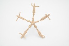 5 Figuren 1:87 Spur HO Modellbahn DDR VoPo Polizei Militär Bahn zum bemahlen