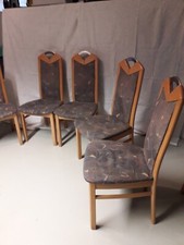 Esszimmerstühle 6 Stück Buche Gebraucht mit Hutzen in Braun