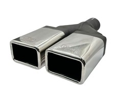 Auspuffblende Endrohr 2x