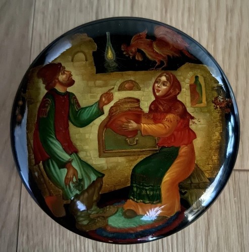 Russische lackdose fedoskino - russische,
