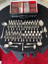 Silberbesteck Rokoko SILKEMA 12 Personen 104 Teile Germany um1940 Versilbert 100