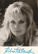 original signiertes Autogramm von Barbara Valentin