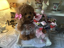 Deko Plüschtier Hund Pudel