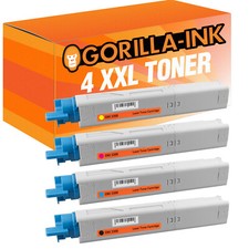 4 Toner XXL für Oki C3400