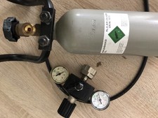 Gasflasche CO 2 Kohlendioxyd  mit Amatur