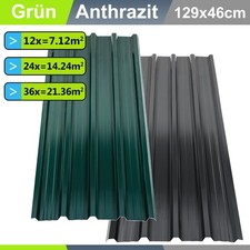 12/24/36x Blech Profilblech Stahlblech Dachblech Trapezblech Metall Wellblech