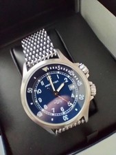 Hamilton Uhr Khaki Navy H77515133 Automatik Diver 200m Innenring