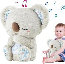 Koala Plüsch Spielzeug Schlaf-Kuscheltier mit Atembewegung Musik Puppe Geschenk
