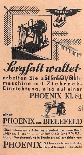 Phoenix nähmaschine baer - nähmaschine,