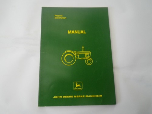 John deere produkt information - deere,