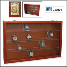 Holzvitrine-Uhren-Schmuck-Maxi