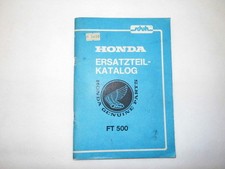Honda - FT - 500 - Ersatzteilkatalog - Teilebuch - von Schuh