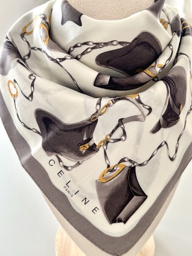 Celine cotton head scarf - celine,