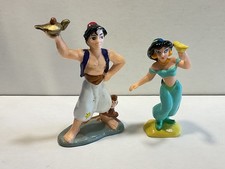 Disney Aladdin Bully Bullyland Set 2 x Figur Comicfigur 90er Jahre mit Jasmin