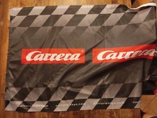 Carrera Rennbahn Bahn-Schürze, Stoff im Zielflaggen-Design
