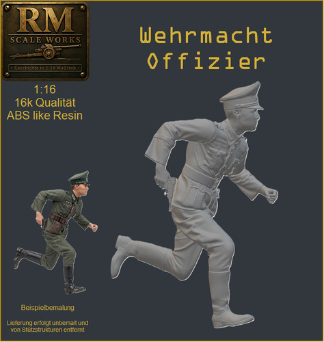 Ww2 wehrmacht figur - 1:16,