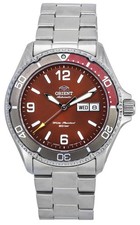 Orient Kamasu Mako III Sports Edelstahl Rote Zifferblatt RA-AA0820R19B Herrenuhr
