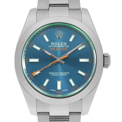 Rolex milgauss blue - rolex,