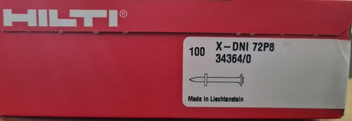 Hilti 100 stück betonnagel - stück,