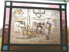 Fensterbild glasmalerei - fensterbild,